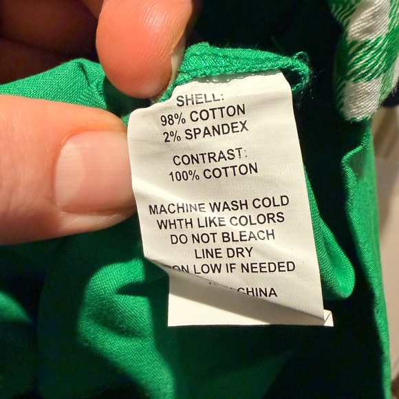 Disney x Unique Vintage Thumper Green Gingham Romper NWT Size L - Picture 6 of 8